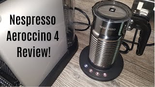 Nespresso Aeroccino 4 Milk Frother Review  Worth upgrading from the Aeroccino 3 [upl. by Thomey867]