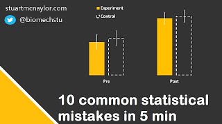 Ten Statistical Mistakes in 5 Min [upl. by Recnal]