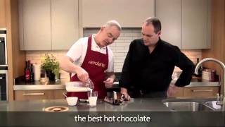 How to make a hot chocolate using an aerolatte milk frother [upl. by Iuqcaj]